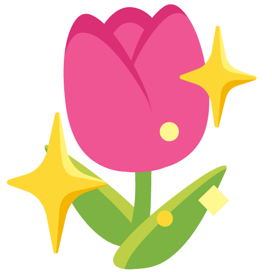 sparkling tulip